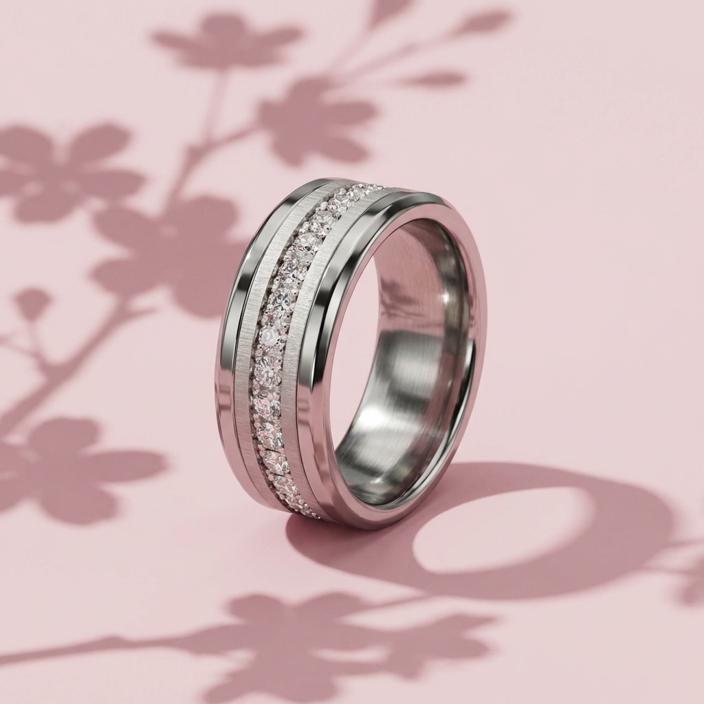 Bague "Rosée de Printemps" – Argent 925 & Zircons Interchangeable