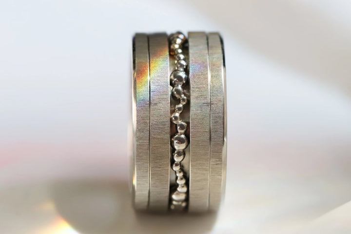 Anneau (medium) "Bulla Bubba" en argent poli pour bague mood interchangeable