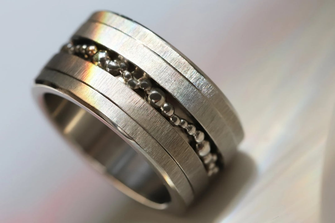 Anneau (medium) "Bulla Bubba" en argent poli pour bague mood interchangeable