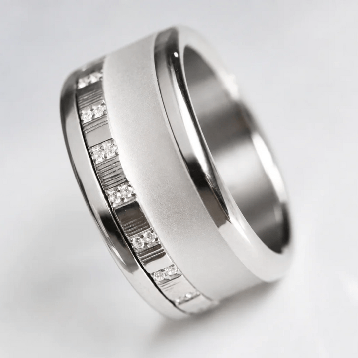 Medium argent serti Origine – Carré d'argent