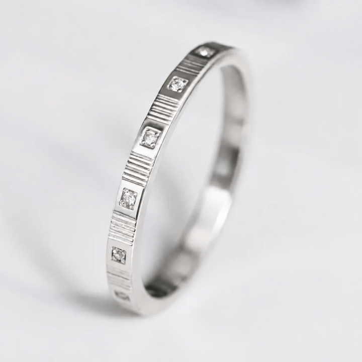 Medium argent serti Impulsion – Carré d'argent