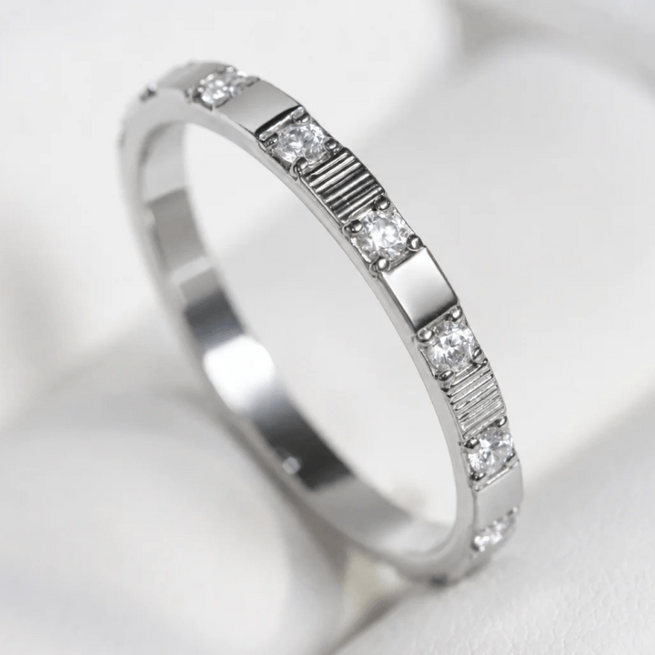 Medium argent serti Harmonie – Carré d'argent