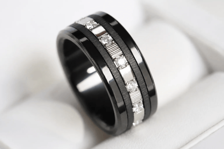 Medium argent serti Harmonie – Carré d'argent