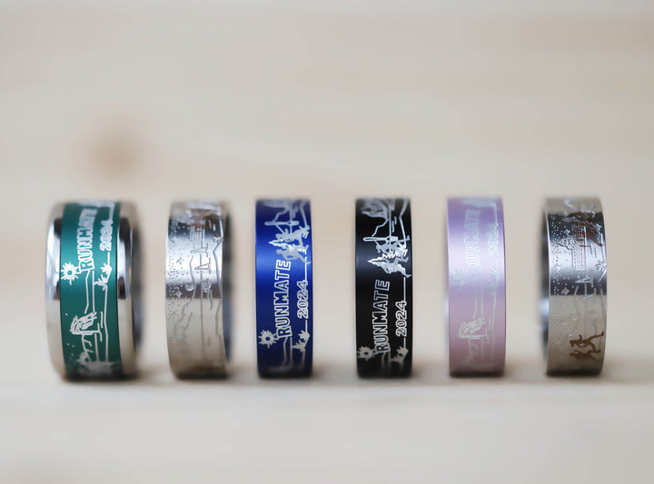 choix des couleurs pour bague runmate logo 2024