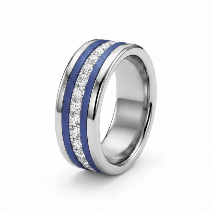 Bague mood "Chromaline" avec anneaux interchangeables - Set complet