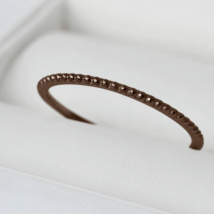 Anneau (2 minis) "🥥Coco - Oasis" en argent poli pour bague mood interchangeable