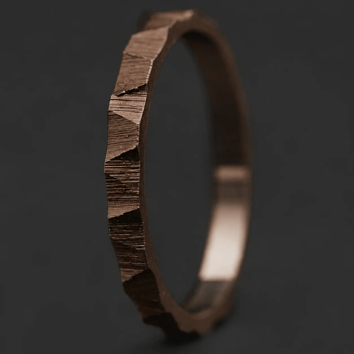 Anneau (medium) "🥥Coco - Sahara" en argent pour bague mood interchangeable
