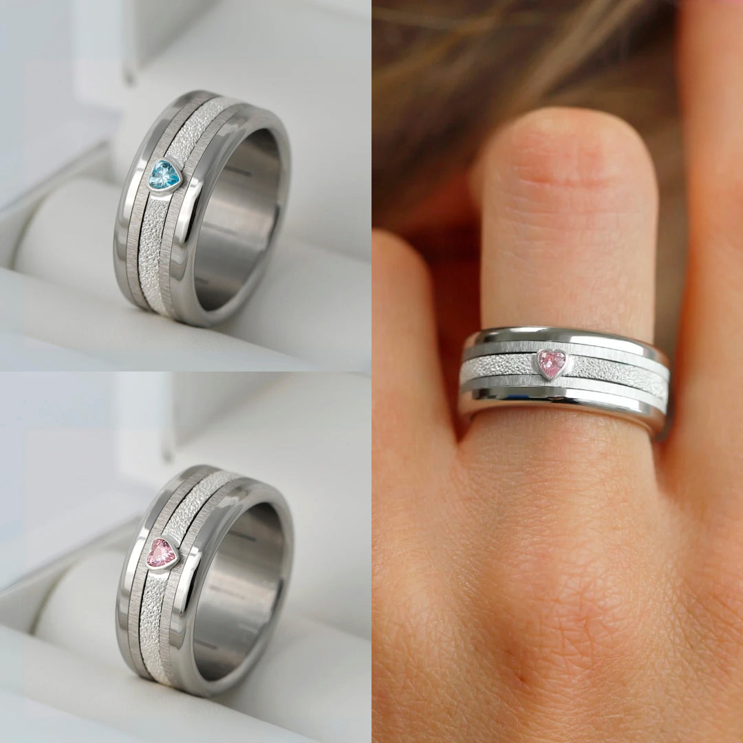 Open Heart mood Ring aus 925er Silber mit funkelndem Zirkonia Herz – auf 150 Exemplare limitiert