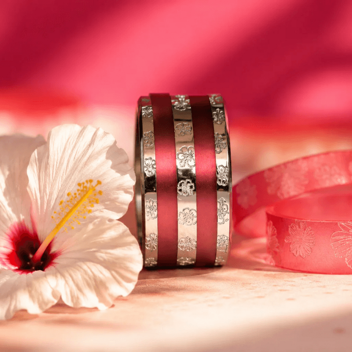Coffret "Leilani" gravé hibiscus | Aloha