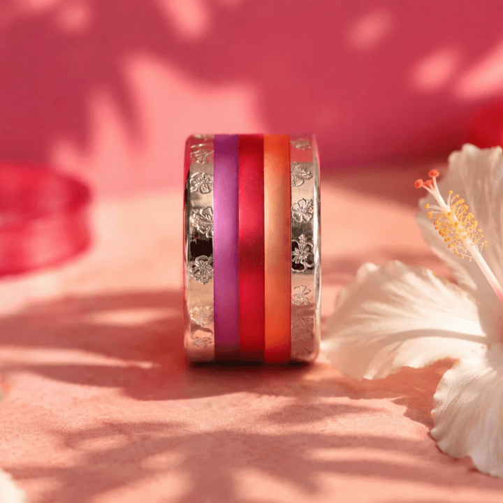 Set "Naupaka" Hibiskus graviert | Aloha