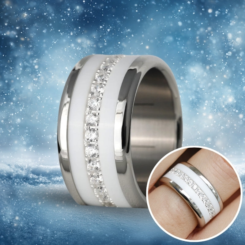 Mood ring "Aura" with 3 interchangeable ring