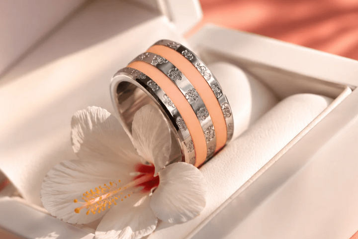Coffret "Hilo" gravé hibiscus | Aloha