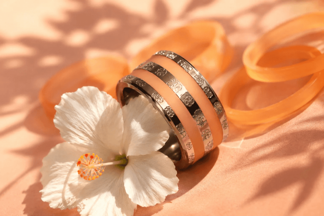 Coffret "Hilo" gravé hibiscus | Aloha