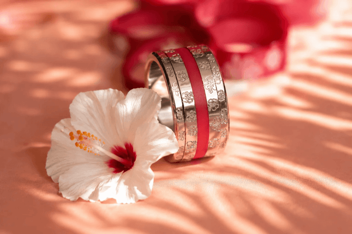 Coffret "Melia" gravé hibiscus | Aloha