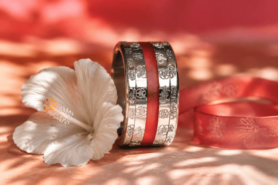Coffret "Leilani" gravé hibiscus | Aloha