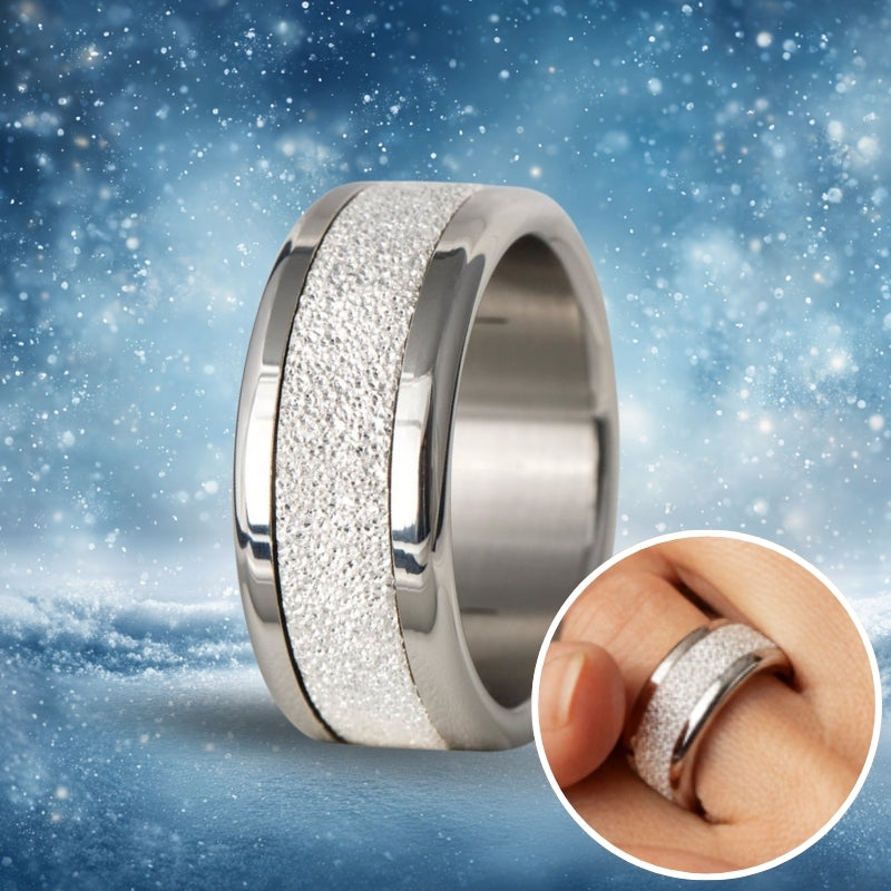 mood ring "Eternal snow" in 925 silver [LIMITED EDITION]