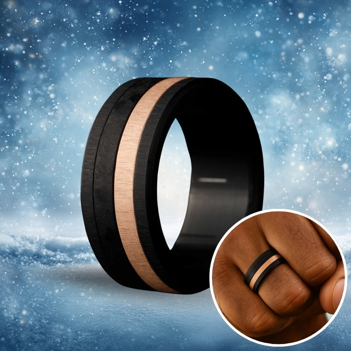 ⚫️ COMPLETE RING SET Black Volcano