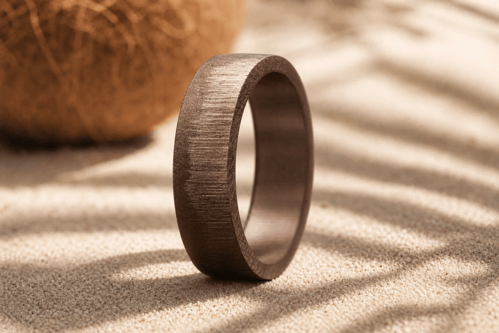 Anneau (addon) "🥥Coco - Cristal de givre" en argent pour bague mood interchangeable
