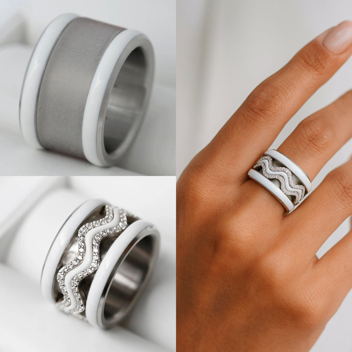 🌙⚪️ NEW 2025 - BASE LUNE D'ÉTÉ - ÉDITION LIMITÉE (base large blanche arrondie) ⚪️🌙