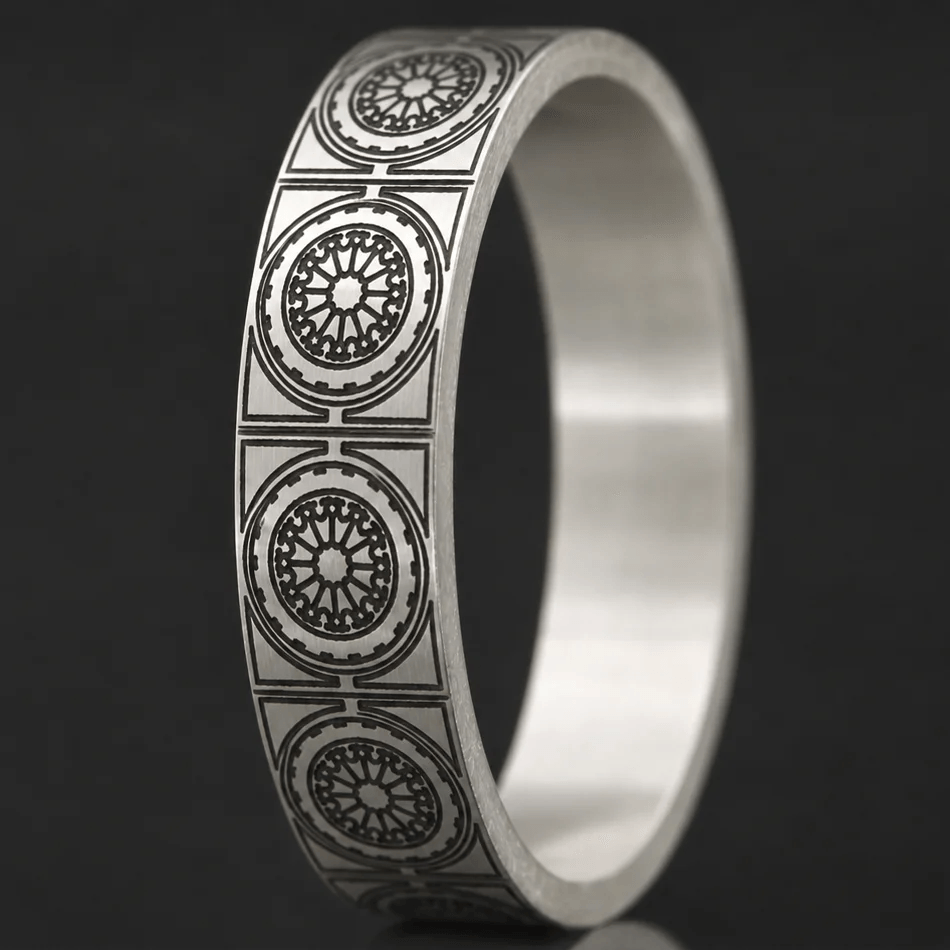 Anneau (deux tiers) "Flash Italie n°163 - 2026" en argent oxydé pour bague mood interchangeable