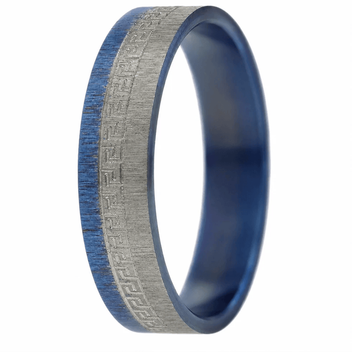 Anneau (deux tiers) "Flash Italie n°166 - 2026" en titane clawgrunge pour bague mood interchangeable