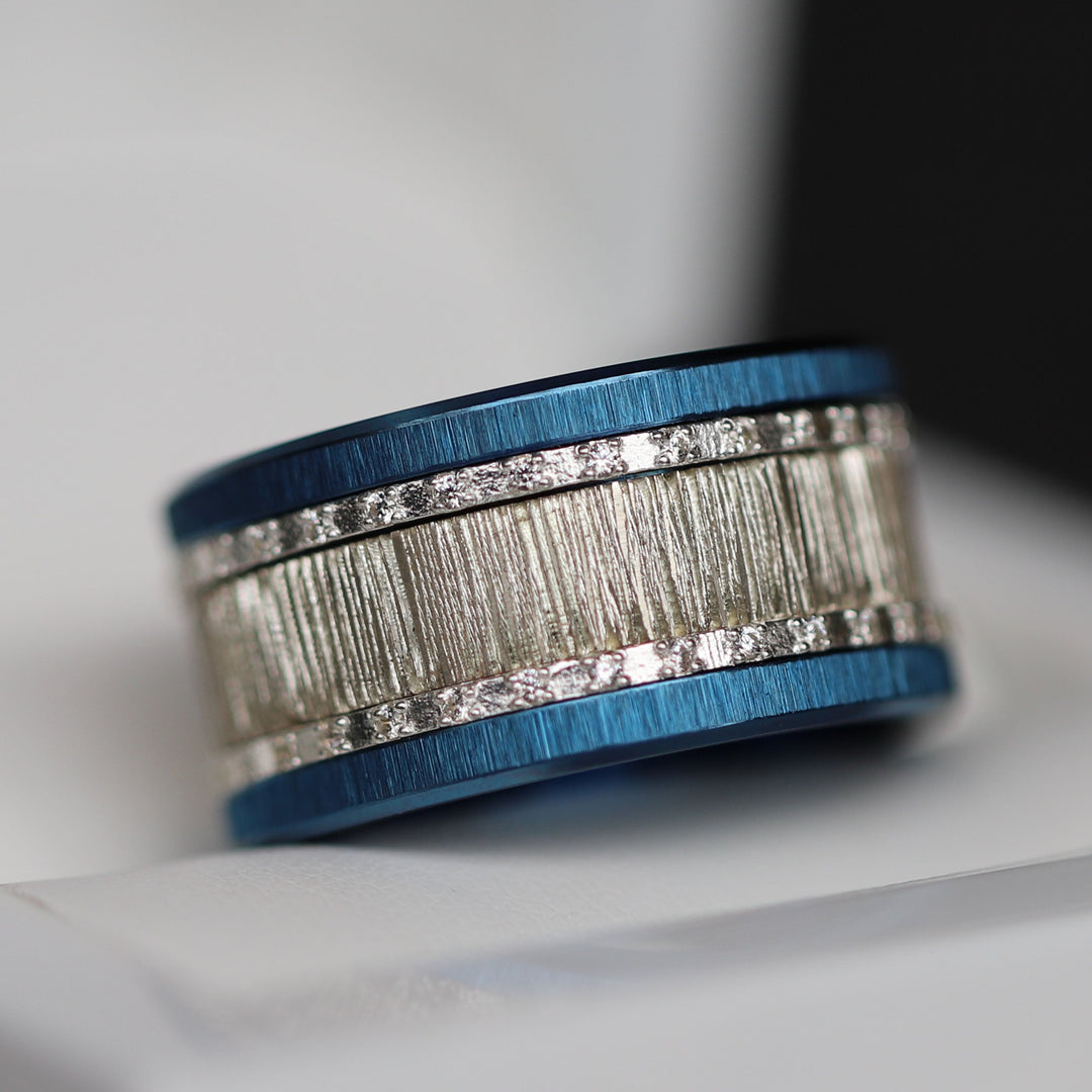 📸 Base small "Bleu azur" (11mm) Finition froissée