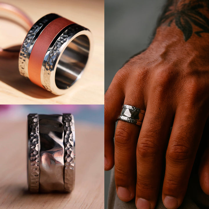 Large Fassung "Turtle" aus rostfreiem Edelstahl für den auswechselbaren mood Ring, Sammlerausgabe, nummeriert von 1 bis 100