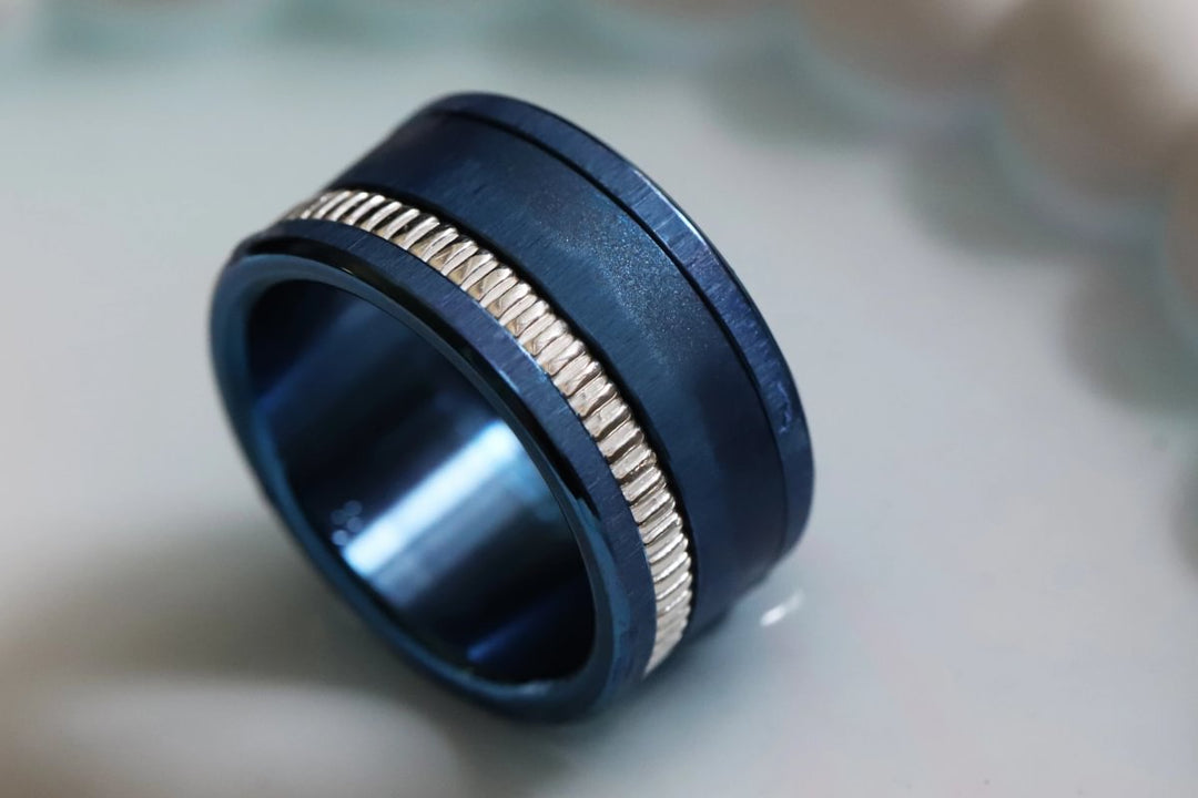 Anneau (medium) "Kaori Pure" en argent poli pour bague mood interchangeable