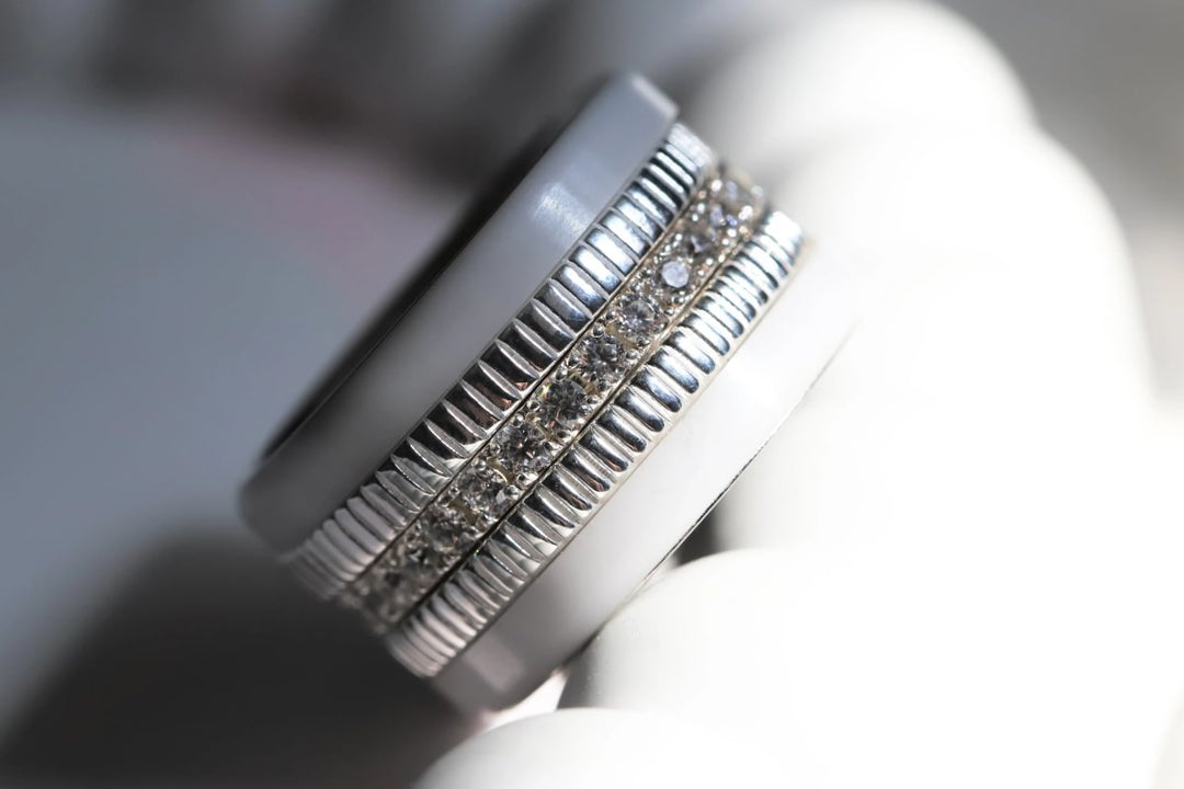 Anneau (medium) "Kaori Pure" en argent poli pour bague mood interchangeable