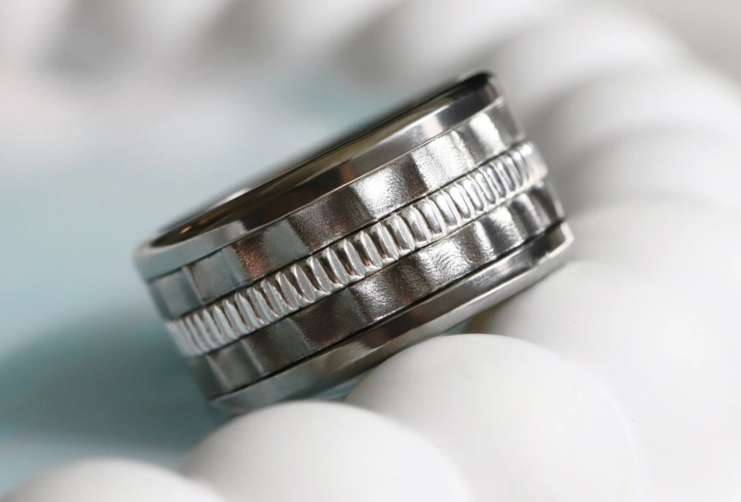 Anneau (medium) "Kaori Pure" en argent poli pour bague mood interchangeable