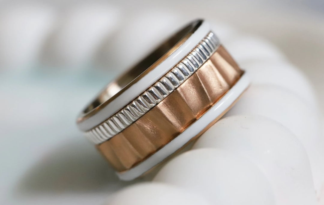 Anneau (medium) "Kaori Pure" en argent poli pour bague mood interchangeable