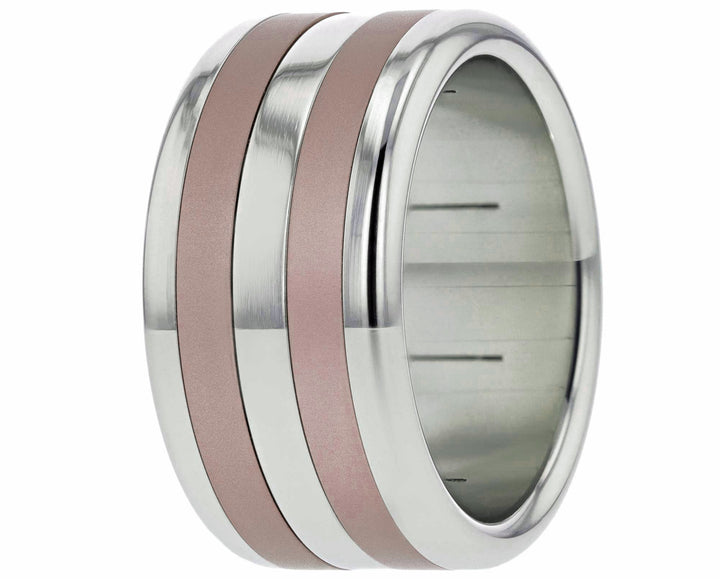 🤎 Anneau (medium) en aluminium taupe pour bague mood interchangeable