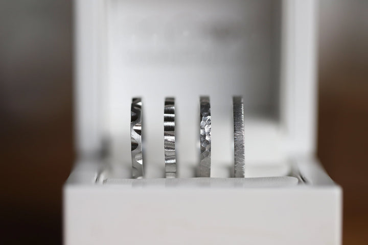 Coffret édition limitée de 4 Addons Mediums en Aluminium Travaillés et Structurés – Édition Limitée