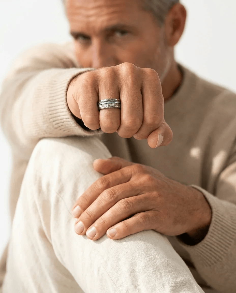 Mini « Kaori Grunge » en argent oxydé