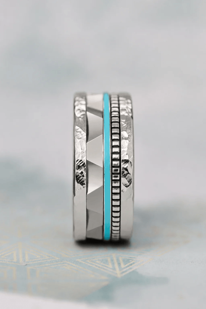 Mini « Kaori Grunge » en argent oxydé