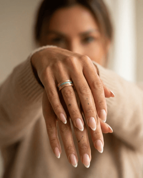 Mini « Kaori Soleil » en argent yellow gold