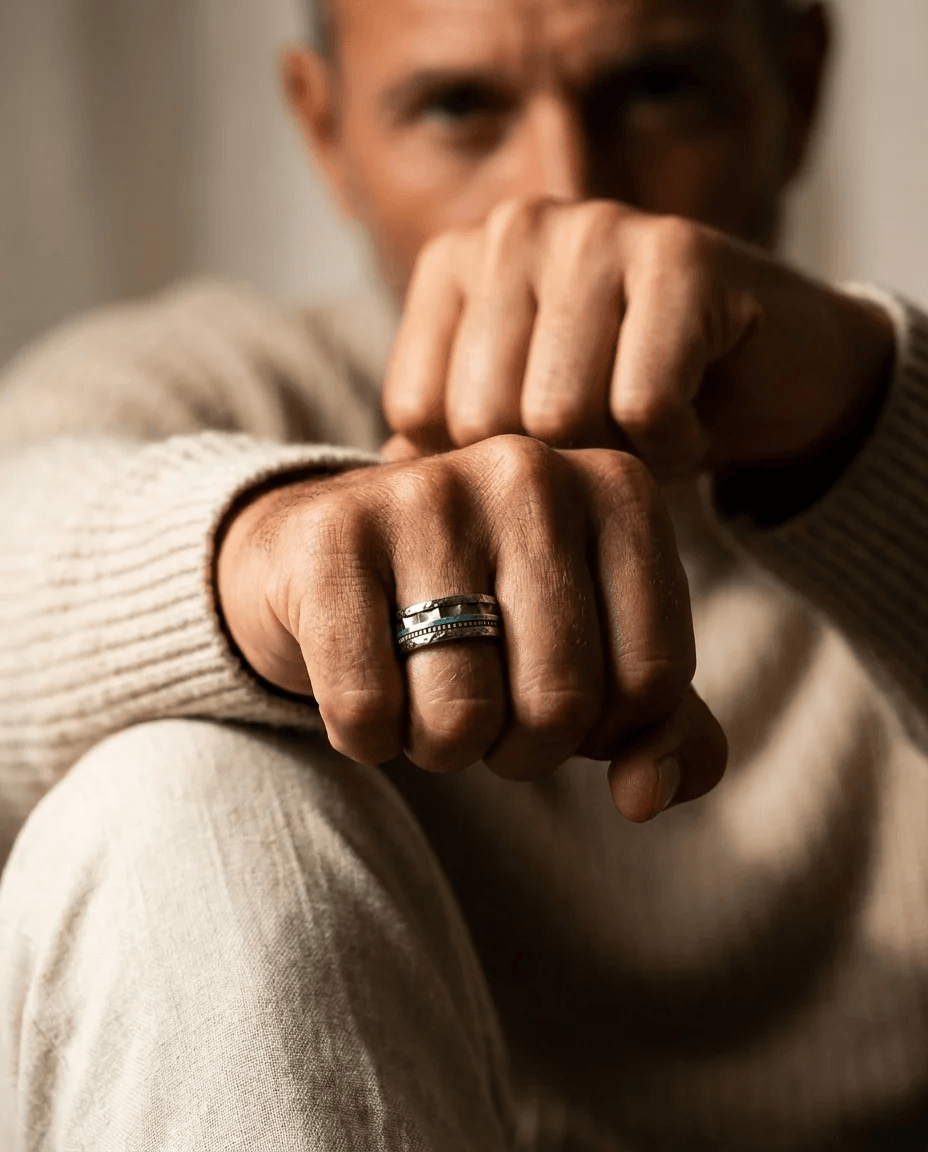 Mini « Kaori Grunge » en argent oxydé