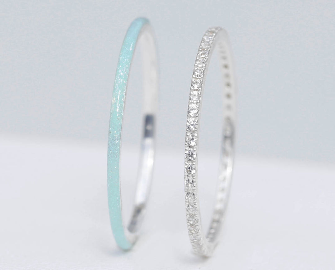 Pack d'anneaux mini: Aura authentique & Aqua glow