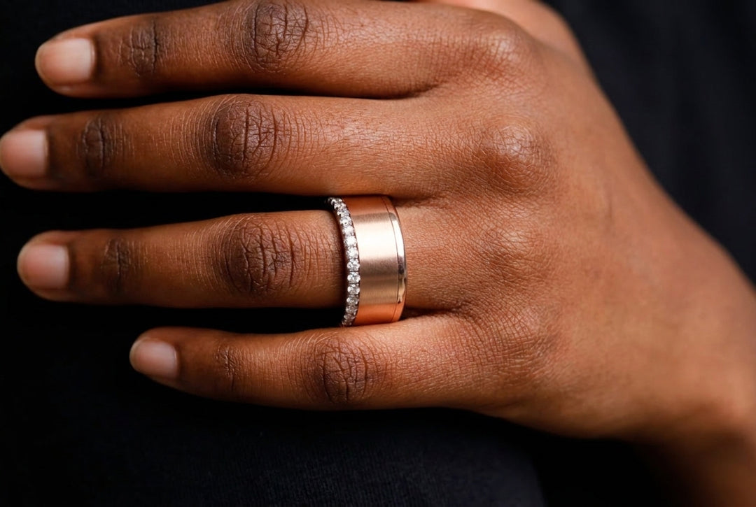 🩶 Anneau (addon) en acier pour bague mood interchangeable