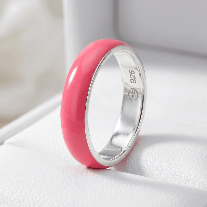 Anneau (deux tiers) "Pop Candy" en argent pour bague mood interchangeable