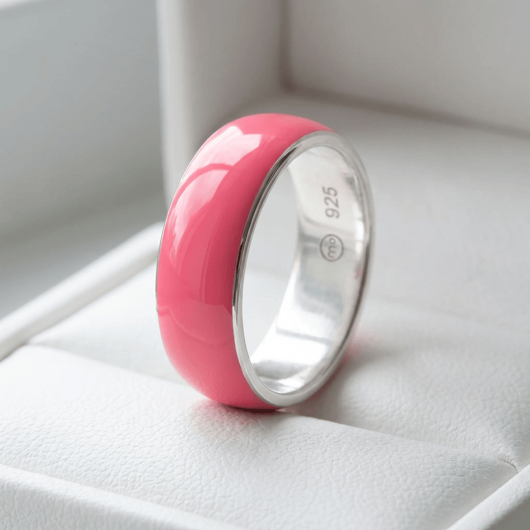 Anneau (addon) "Pop Candy" en argent pour bague mood interchangeable