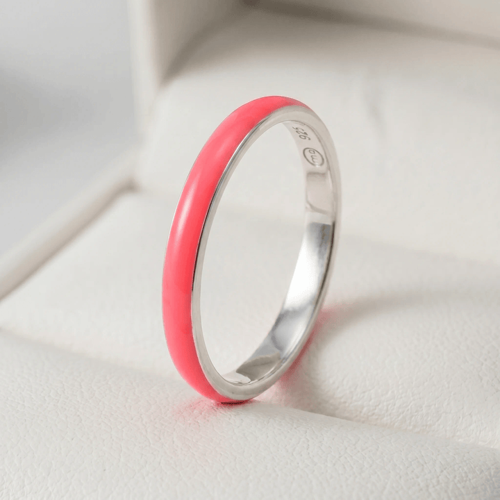 Anneau (medium) "Pop Candy" en argent pour bague mood interchangeable