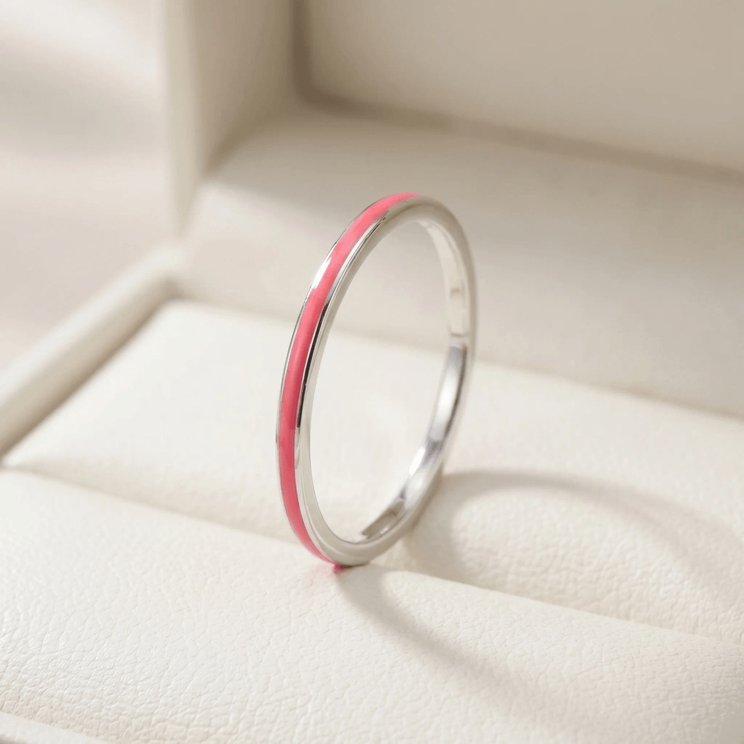 Anneau (2 minis) "Pop Candy" en argent pour bague mood interchangeable