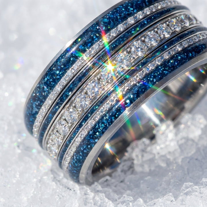 🌌 SET Éternité Astrale Bleu Stellaire