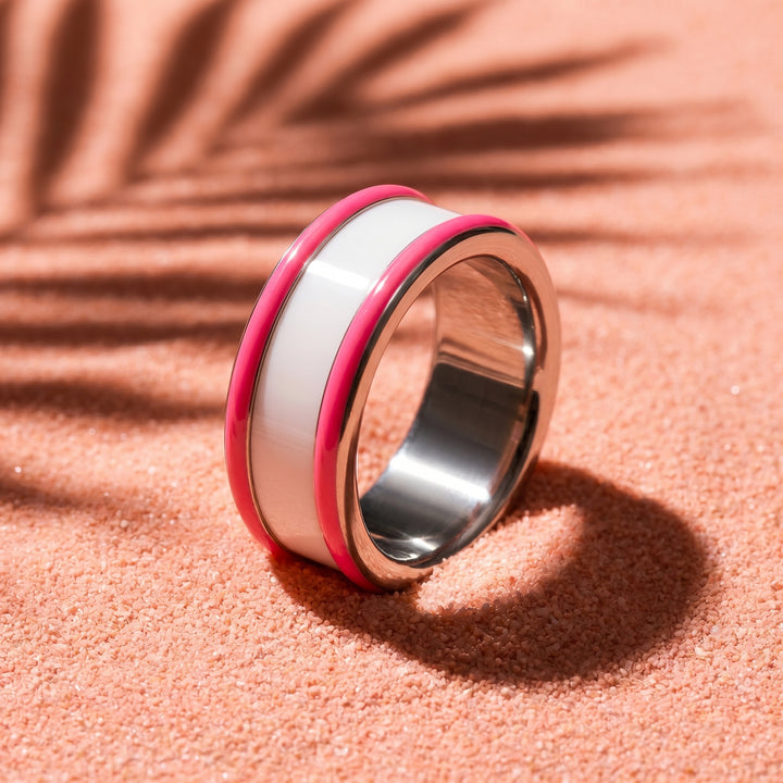 Base extra small "Pop Candy" en acier carrée pour bague mood interchangeable