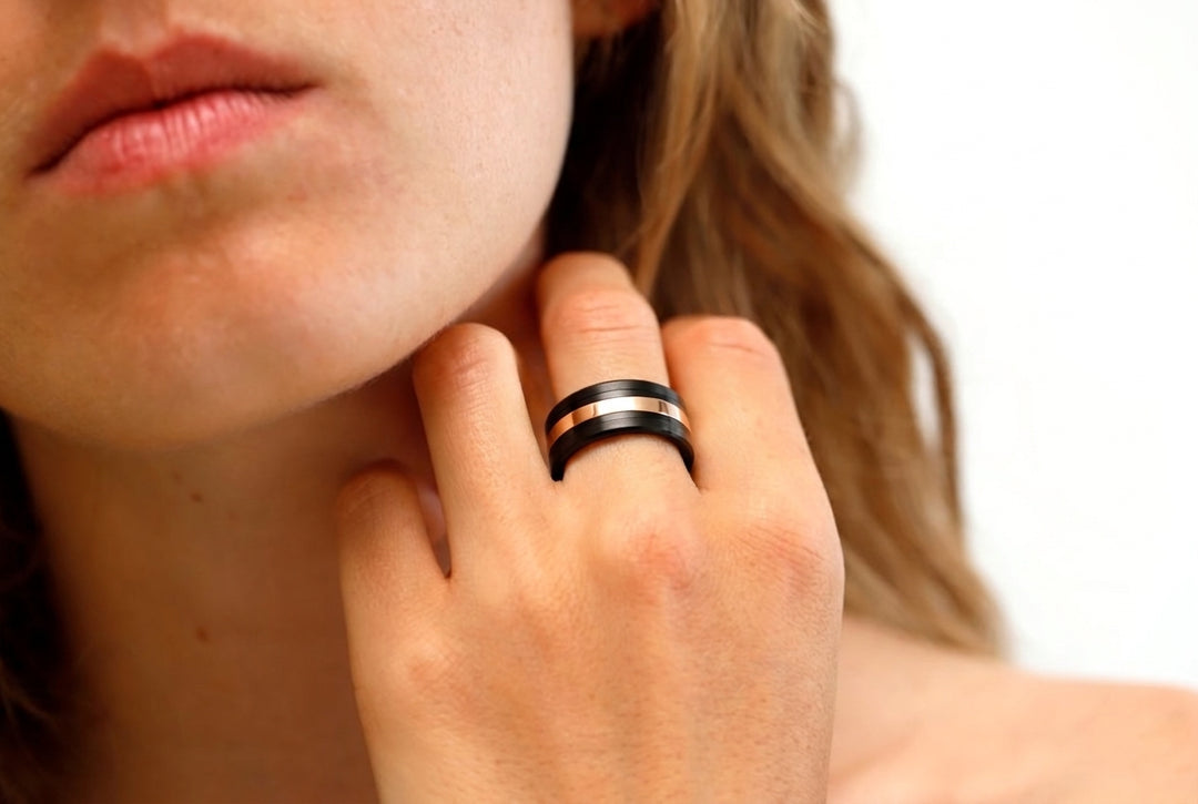 🩶 Anneaux (pack de 2 minis) en acier pour bague mood interchangeable