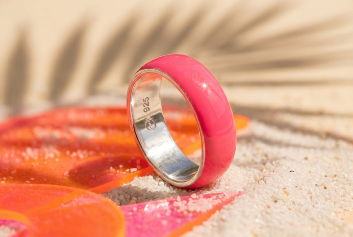 Anneau (addon) "Pop Candy" en argent pour bague mood interchangeable