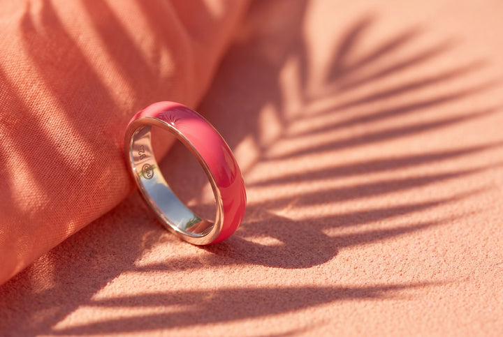 Anneau (deux tiers) "Pop Candy" en argent pour bague mood interchangeable