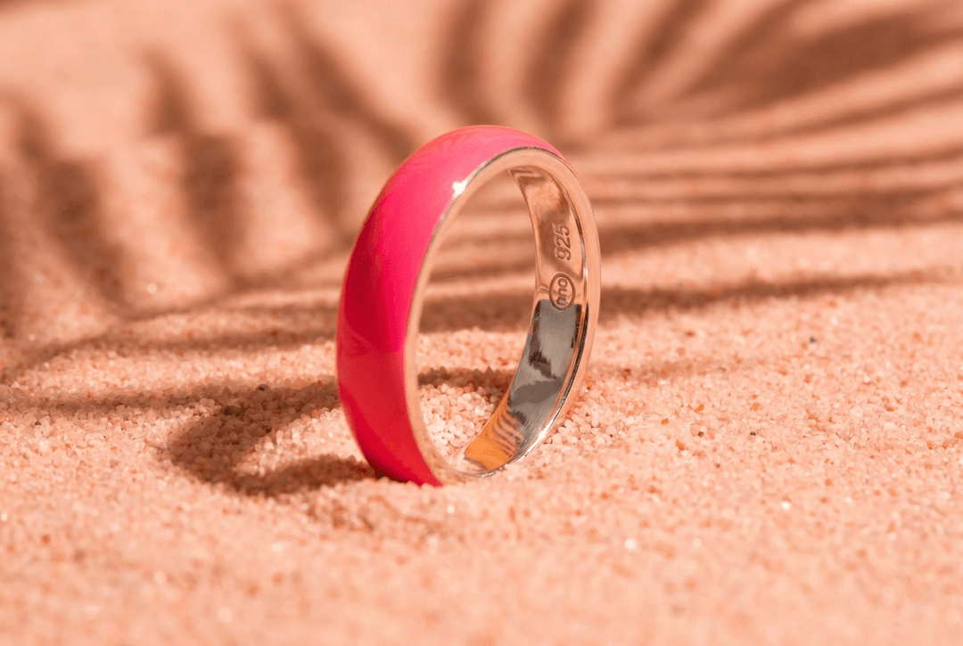 Anneau (deux tiers) "Pop Candy" en argent pour bague mood interchangeable