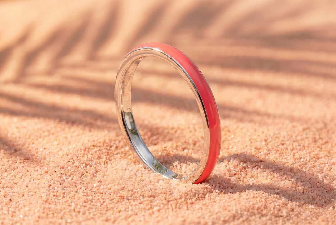 Anneau (medium) "Pop Candy" en argent pour bague mood interchangeable